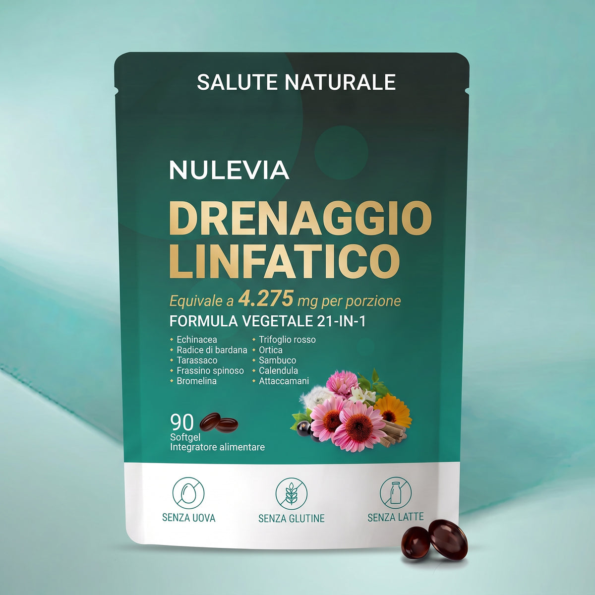 Nulevia™ - Softgel per il Drenaggio Linfatico