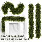 Nulevia™ - Guirlandes en faux cèdre